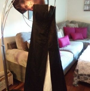 Black evening gown